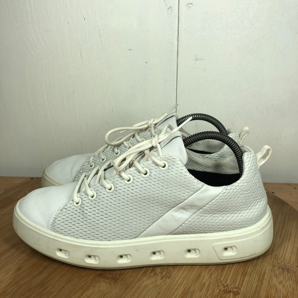 ecco street 720 womens size 10 shoes white waterproof comfort walking sneakers